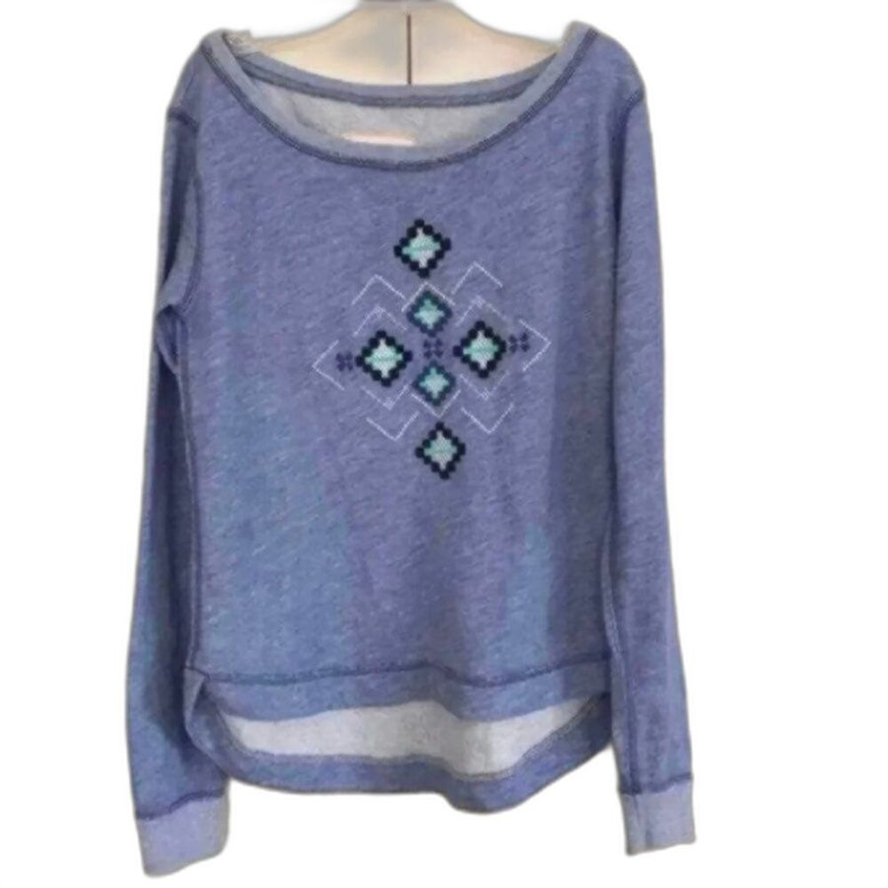 Hollister HCO Sweatshirt XS / S Relaxed Crewneck Pullover Sweater Blue MINT!